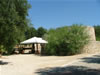 Vista esterna del trullo